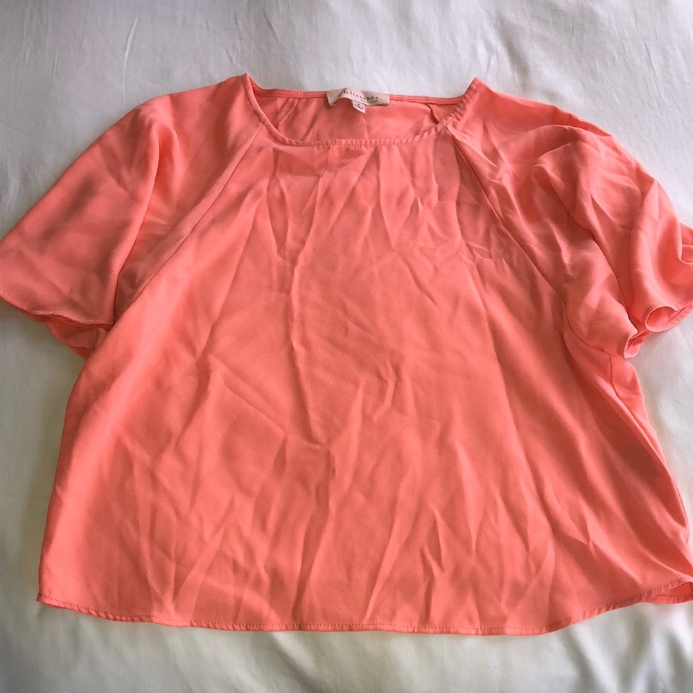 Small Pink-ish Orange Philosophy Top